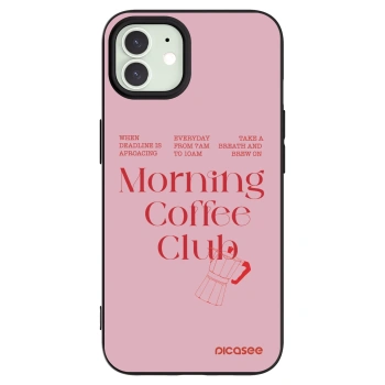 Picasee Μαύρη θήκη σιλικόνης για Apple iPhone 12 Pro - Morning