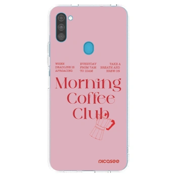 Picasee διαφανής θήκη σιλικόνης Samsung Galaxy M11 - Morning