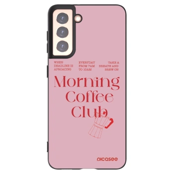 Picasee Μαύρη θήκη σιλικόνης για Samsung Galaxy S21 5G G991B - Morning