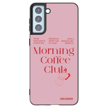 Picasee Μαύρη θήκη σιλικόνης για Samsung Galaxy S21+ 5G G996F - Morning