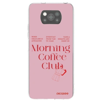 Picasee Μαύρη θήκη σιλικόνης για Xiaomi Poco X3 Pro - Morning