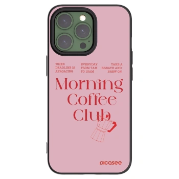 Picasee Μαύρη θήκη σιλικόνης για Apple iPhone 13 Pro - Morning