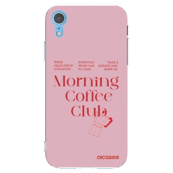 Picasee διαφανής θήκη σιλικόνης Apple iPhone XR - Morning