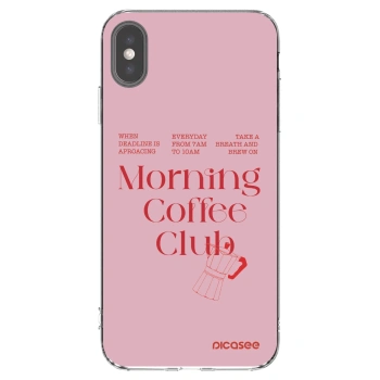 Picasee διαφανής θήκη σιλικόνης Apple iPhone XS Max - Morning