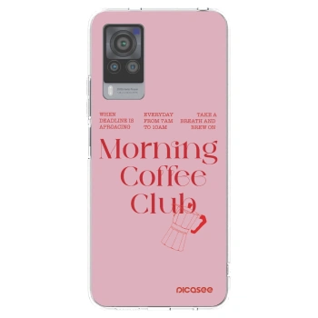 Picasee διαφανής θήκη σιλικόνης Vivo X60 Pro 5G - Morning