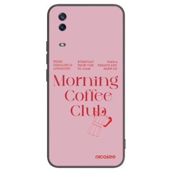 Picasee Μαύρη θήκη σιλικόνης για Vivo Y11s - Morning