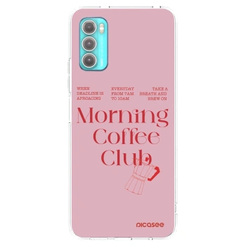 Picasee διαφανής θήκη σιλικόνης Motorola Moto G60 - Morning