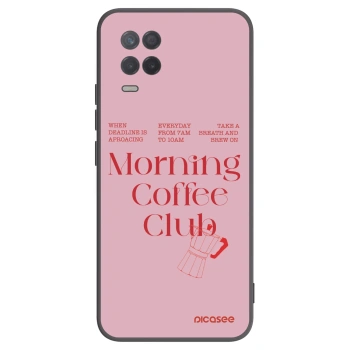 Picasee Μαύρη θήκη σιλικόνης για Realme 8 5G - Morning