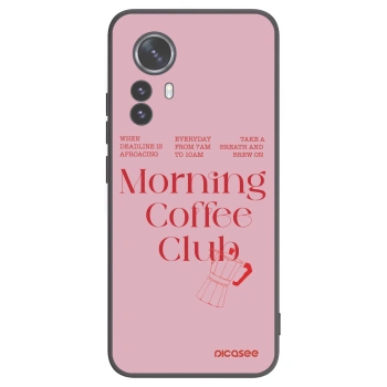 Picasee Μαύρη θήκη σιλικόνης για Xiaomi 12 Pro - Morning