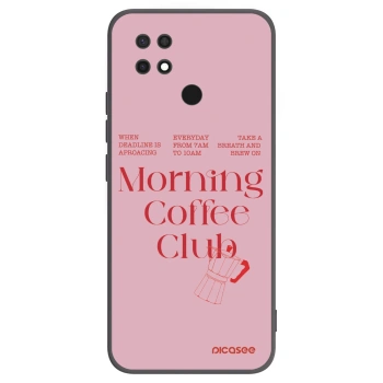 Picasee Μαύρη θήκη σιλικόνης για Xiaomi Redmi 10C - Morning