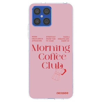 Picasee διαφανής θήκη σιλικόνης Honor X8 4G - Morning