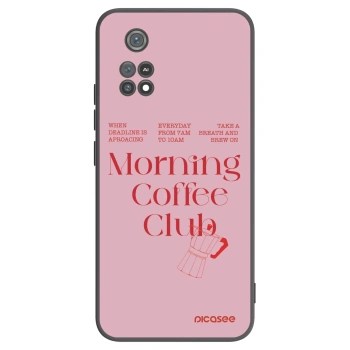 Picasee Μαύρη θήκη σιλικόνης για Xiaomi Poco M4 Pro - Morning