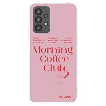 Picasee διαφανής θήκη σιλικόνης Samsung Galaxy A73 5G - Morning