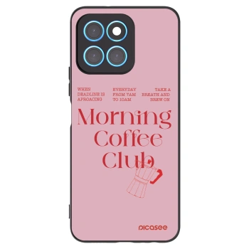 Picasee Μαύρη θήκη σιλικόνης για Honor X6 - Morning