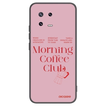 Picasee Μαύρη θήκη σιλικόνης για Xiaomi 13 Pro - Morning