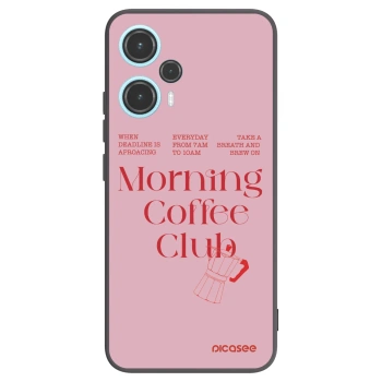 Picasee Μαύρη θήκη σιλικόνης για Xiaomi Poco F5 - Morning
