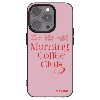 Picasee Μαύρη θήκη σιλικόνης για Apple iPhone 15 Pro - Morning