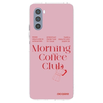 Picasee διαφανής θήκη σιλικόνης Motorola Moto G62 - Morning
