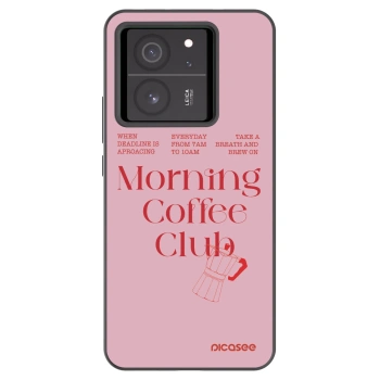 Picasee Μαύρη θήκη σιλικόνης για Xiaomi 13T Pro - Morning