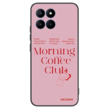 Picasee Μαύρη θήκη σιλικόνης για Honor 70 Lite - Morning