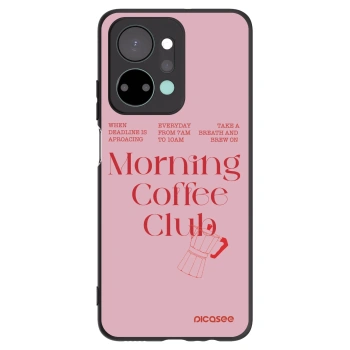 Picasee Μαύρη θήκη σιλικόνης για Honor X7a - Morning