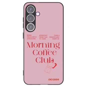 Picasee Μαύρη θήκη σιλικόνης για Samsung Galaxy S24+ S926B 5G - Morning