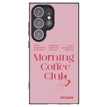 Picasee Μαύρη θήκη σιλικόνης για Samsung Galaxy S24 Ultra S928B 5G - Morning
