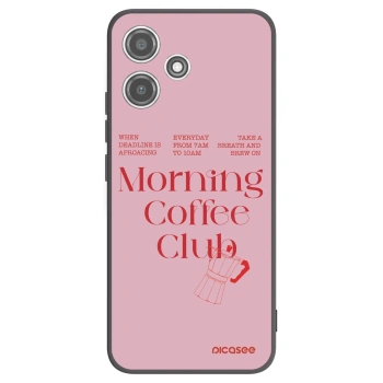 Picasee Μαύρη θήκη σιλικόνης για Xiaomi Redmi 12 5G - Morning