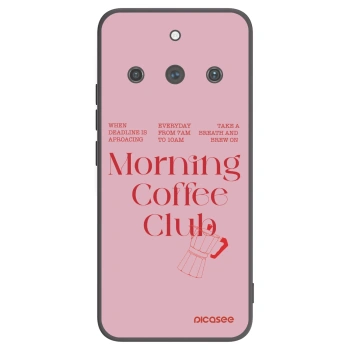Picasee Μαύρη θήκη σιλικόνης για Realme 11 Pro+ - Morning