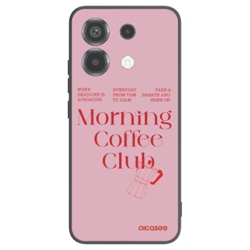 Picasee Μαύρη θήκη σιλικόνης για Xiaomi Poco X6 - Morning