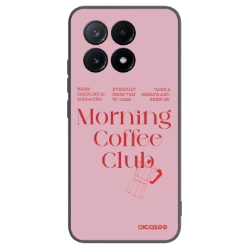 Picasee Μαύρη θήκη σιλικόνης για Xiaomi Poco X6 Pro - Morning
