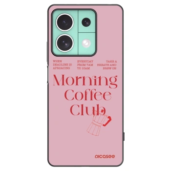 Picasee Μαύρη θήκη σιλικόνης για Xiaomi Redmi Note 13 5G - Morning