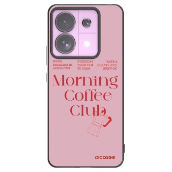 Picasee Μαύρη θήκη σιλικόνης για Xiaomi Redmi Note 13 Pro 5G - Morning