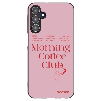 Picasee Μαύρη θήκη σιλικόνης για Samsung Galaxy A15 A155F 4G - Morning