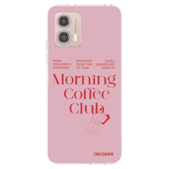 Picasee διαφανής θήκη σιλικόνης Motorola Moto G53 5G - Morning