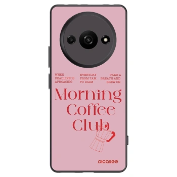 Picasee Μαύρη θήκη σιλικόνης για Xiaomi Redmi A3 - Morning