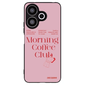 Picasee Μαύρη θήκη σιλικόνης για Xiaomi Redmi 13 4G - Morning