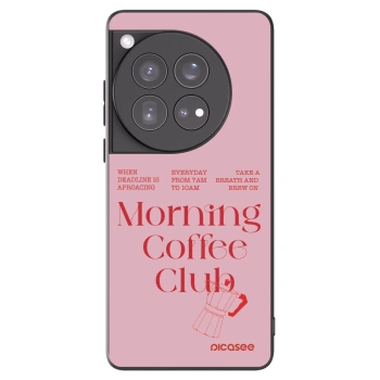 Picasee Μαύρη θήκη σιλικόνης για OnePlus 12 5G - Morning