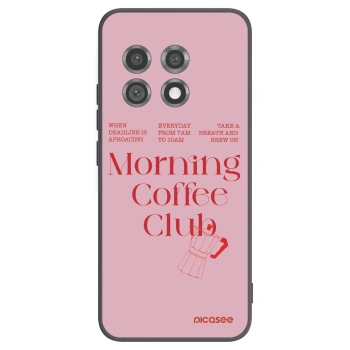 Picasee Μαύρη θήκη σιλικόνης για OnePlus 11 5G - Morning