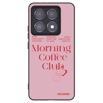 Picasee Μαύρη θήκη σιλικόνης για Xiaomi 14T Pro - Morning