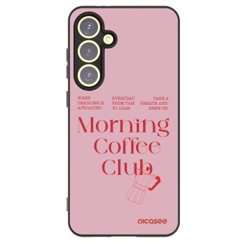 Picasee Μαύρη θήκη σιλικόνης για Samsung Galaxy S24 FE S721B - Morning