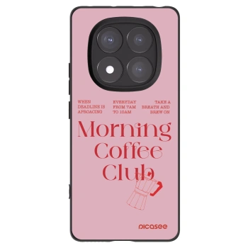 Picasee Μαύρη θήκη σιλικόνης για Xiaomi Redmi Note 14 Pro 5G - Morning