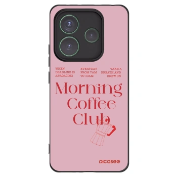 Picasee Μαύρη θήκη σιλικόνης για Xiaomi Redmi Note 14 5G - Morning