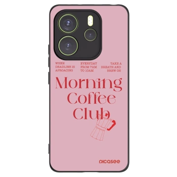 Picasee Μαύρη θήκη σιλικόνης για Xiaomi Redmi Note 14 4G - Morning