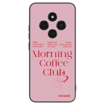 Picasee Μαύρη θήκη σιλικόνης για Xiaomi Poco C75 - Morning