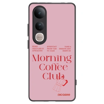 Picasee Μαύρη θήκη σιλικόνης για Vivo V50 Lite 5G - Morning