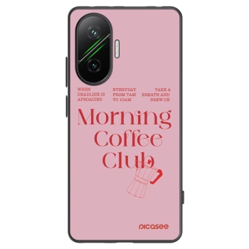 Picasee Μαύρη θήκη σιλικόνης για Xiaomi Poco F7 Pro 5G - Morning