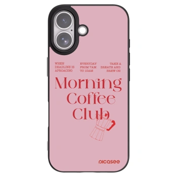 Picasee Μαύρη θήκη σιλικόνης για Apple iPhone 17 - Morning