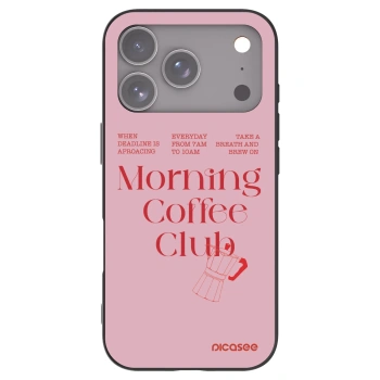 Picasee Μαύρη θήκη σιλικόνης για Apple iPhone 17 Pro - Morning