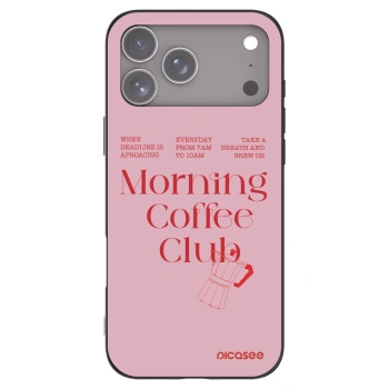 Picasee Μαύρη θήκη σιλικόνης για Apple iPhone 17 Pro Max - Morning